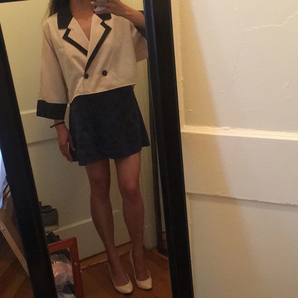 Kimono Inspired Crop Blazer - Picture 2 of 7